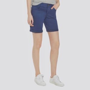 NEW Wit & Wisdom "Ab"solution Coastal Navy Blue Chino Shorts Size 22 Womens 22W